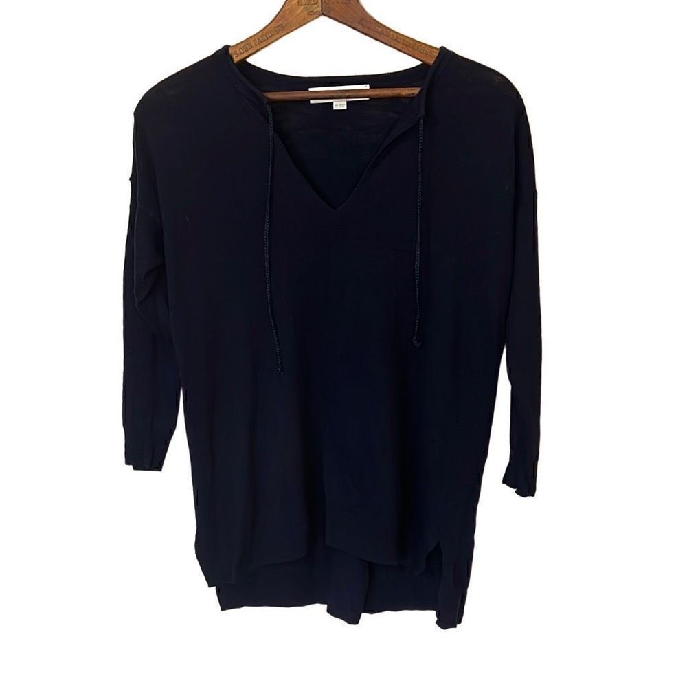 Ann Taylor LOFT Embroidered Sleeve Top